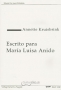 Escrito para Maria Luisa Anido