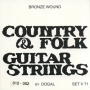 Set folk guitar 012/052c