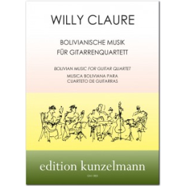 Bolivianische Musik für Gitarrenquartett