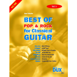 Best of Pop & Rock for Classical Guitar, Vol.5