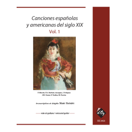 Canciones españolas y americanas del siglo XIX, vol. 1