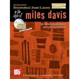 Essential Jazz Lines in the Style of Miles Davis - Guitar Edition (book & cd)