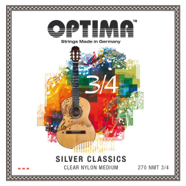 Optima SILVER CLASSICS Kindergitarre 3/4 Set (57-62cm)