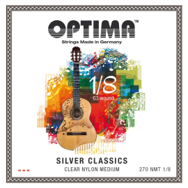 Optima SILVER CLASSICS Kindergitarre 1/8 Set (39-44cm)