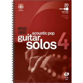 Acoustic Pop Guitar Solos Vol. 4  (mit online Audio)