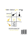 Hannabach Kindergitarre 1/2 E-6 single strings