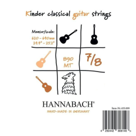 Hannabach Kindergitarre 7/8 g-3 single strings