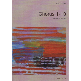 Chorus 1-10 Studien für Gitarre