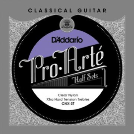 Half Set Trebles "Pro-Arté Clear Nylon", Xtra Hard Tension