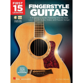 First 15 Lessons - Fingerstyle Guitar (+Online Audio+Video Access)