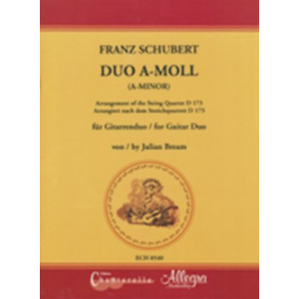 Schubert, Duo A-Moll (Streichquartett D 173)