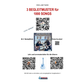 3 Begleitmuster für 1000 Songs (+QR-Code)
