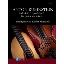Melodie in F op. 3 Nr. 1 (Rubinstein) für Violine und Gitarre