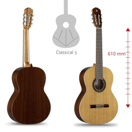 Alhambra 3C Cadette Grösse: 3/4, inkl. Etui