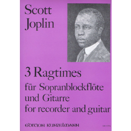 3 Ragtimes für Sopranblockflöte und Gitarre