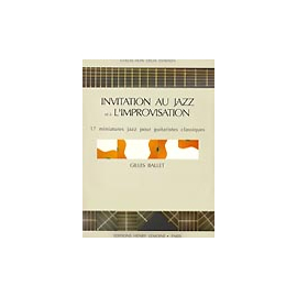 INITIATION AU JAZZ ET A LIMPROVISATION - 17 miniatures Jazz