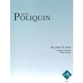 Au jour le jour - score et matériels (Orchestre de guitares)