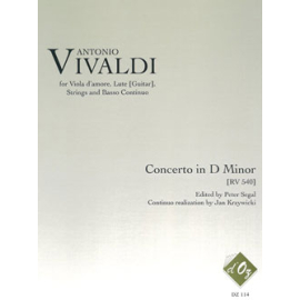 Concerto for Lute, RV 540 (2 livres) (Guitare et orchestre)