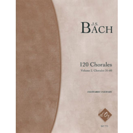 Chorales, volume 2 (nos 31-60) (niveau 2) (4 guit)