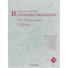 Répertoire progressif pour la guitare, vol. 5 (niveau 3-4)