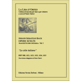 OPERE SCELTE, trascritte per chitarra di Paolo Cherici BWV 989, 1021, 1023