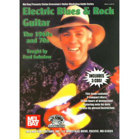 Electric Blues & Rock Guitar - The 1960S & 70S Book/3CDs