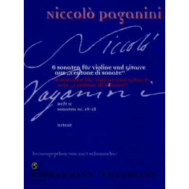 CENTONE DI SONATE Sechs Sonaten aus Centone di Sonate für Violine und Gitarre.