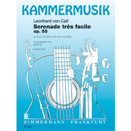 Serenade très facile op.55 (für Violine und Gitarre)
