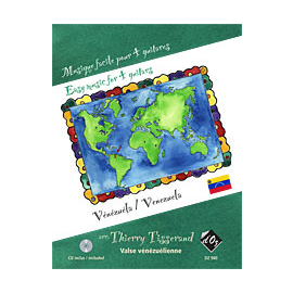 Musique facile pour 4 guitares - VENEZUELA. Valse vénézuélienne (+CD)