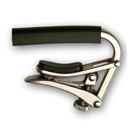 Capo Shubb für Westerngitarre, brushed nickel