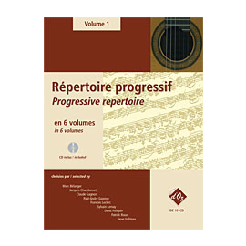 Répertoire progressif pour la guitare, vol. 1 (CD inclus)