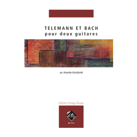 Telemann et Bach pour deux guitares (2 guit)