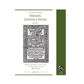 Villancicos, canciónes y sonetos, vol. 3