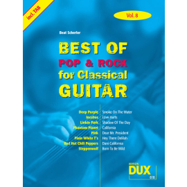 Best of Pop & Rock for Classical Guitar, Vol.8