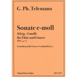 Sonate e-Moll (Orig.: f-Moll)