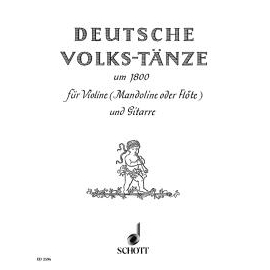 Deutsche Volkstänze um 1800