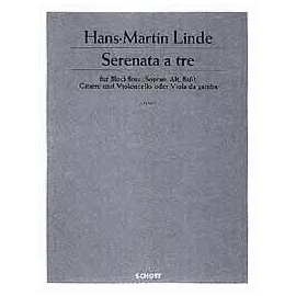 Serenata a tre (für 3 Blockflöten, Gitarre, Violoncello)