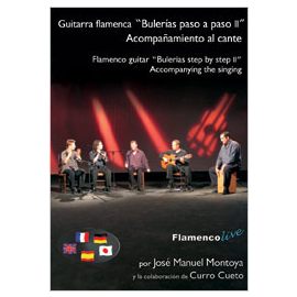 Guitarra flamenca paso a paso: Acompañamiento al cante por Bulerías, DVD+Libro