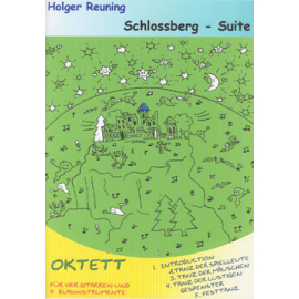 Schlossberg-Suite für die Klangfarbe blau (Oktett 4 Git + 4 Fl.)