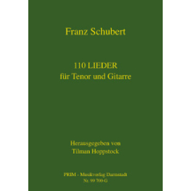 110 Lieder für Tenor und Gitarre