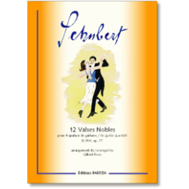 12 Valses Nobles (pour 4 guitares)