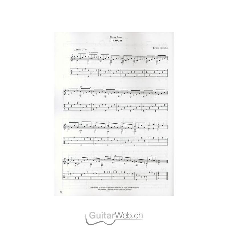 Easy Baroque Pieces for Classical Guitar Gitarre N