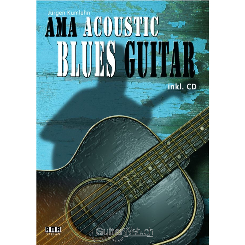 Acoustic Blues Guitar (book & CD) Gitarre Noten, S