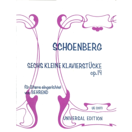 6 kleine Klavierstücke (arr. für Gitarre)