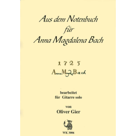 Aus dem Notenbuch für Anna Magdalena Bach