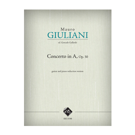 Concerto in A, opus 30 (réduction de piano) (Guitare et quatuor à cordes)