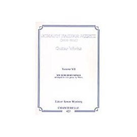 Guitar Works Vol.7 Six Schubert Songs arr. for solo guitar