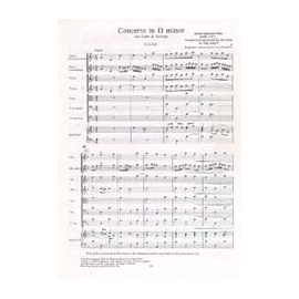 Concerto in D minor for Lute & Strings (score only)