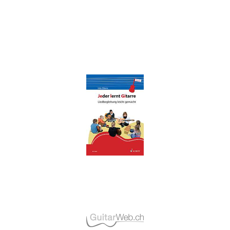 Jeder lernt Gitarre - Liedbegleitung - guitarWeb-Shop - Gitarre Noten