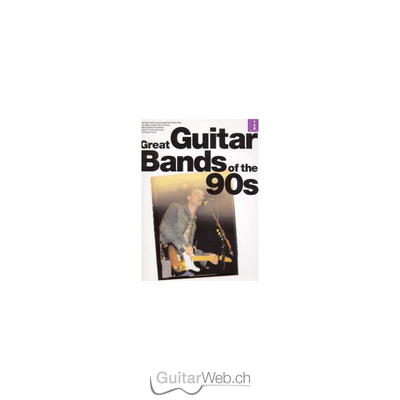 Great Guitar Bands of the 90s - guitarWeb-Shop - Gitarre Noten, Saite